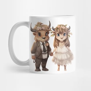 Wildebeest Couple Gets Married Mug